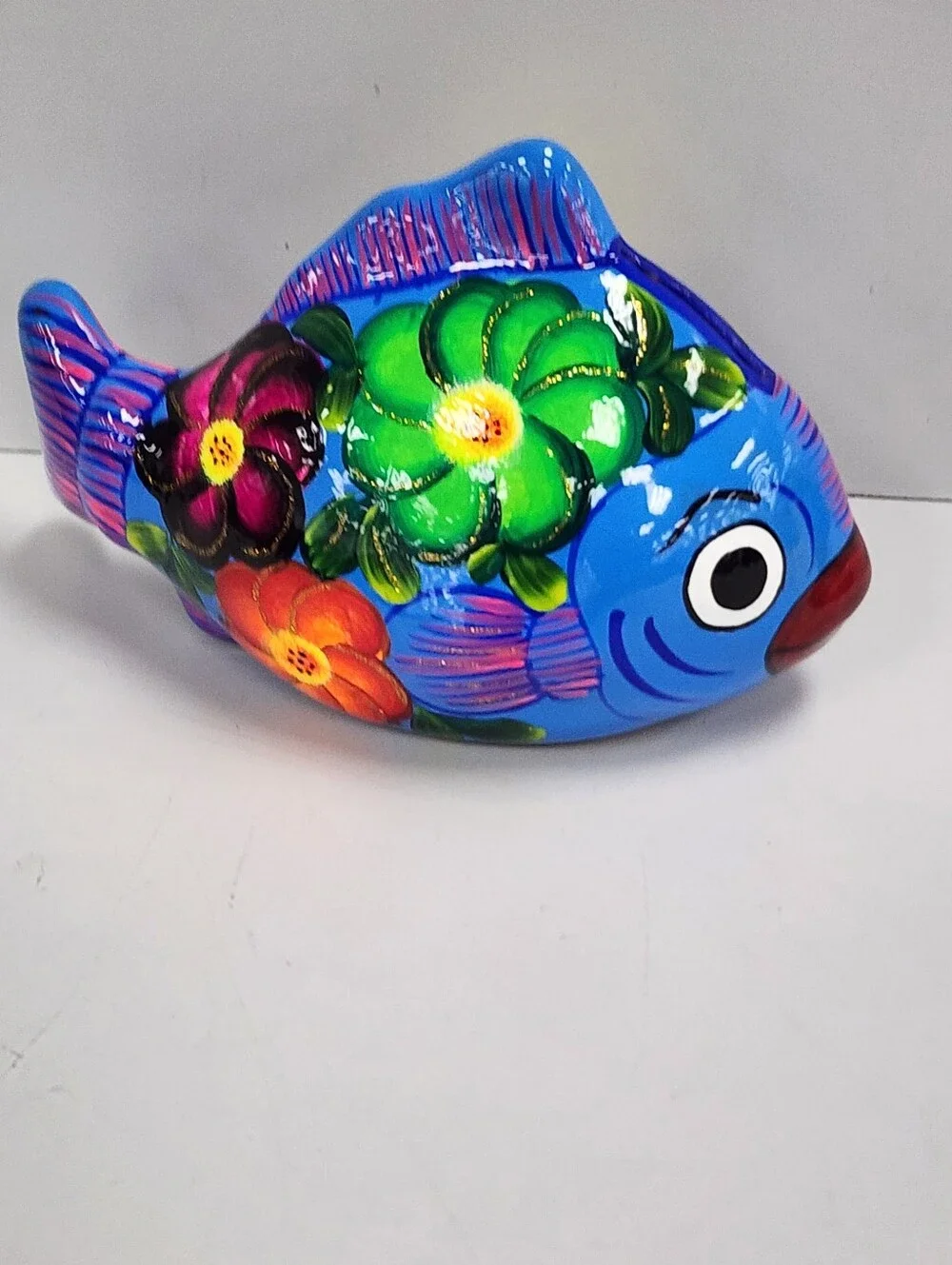 Mexican Pottery Fish Bank